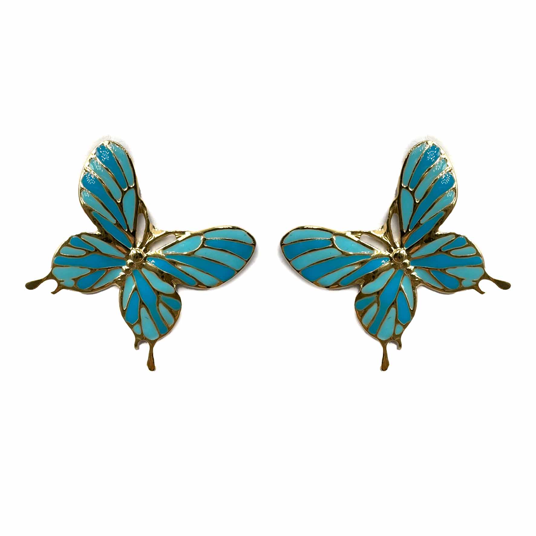 Palestro Milano Orecchini Azzurro Farfalle colorate - new edition 2025