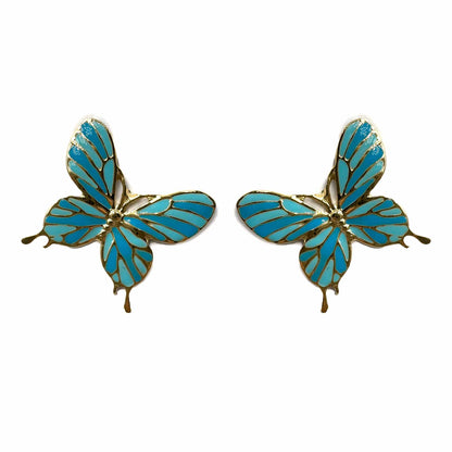 Palestro Milano Orecchini Azzurro Farfalle colorate - new edition 2025