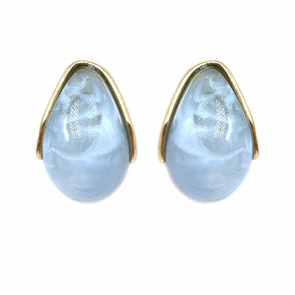 Palestro Milano Orecchini Azzurro Mini Goccia Perlata