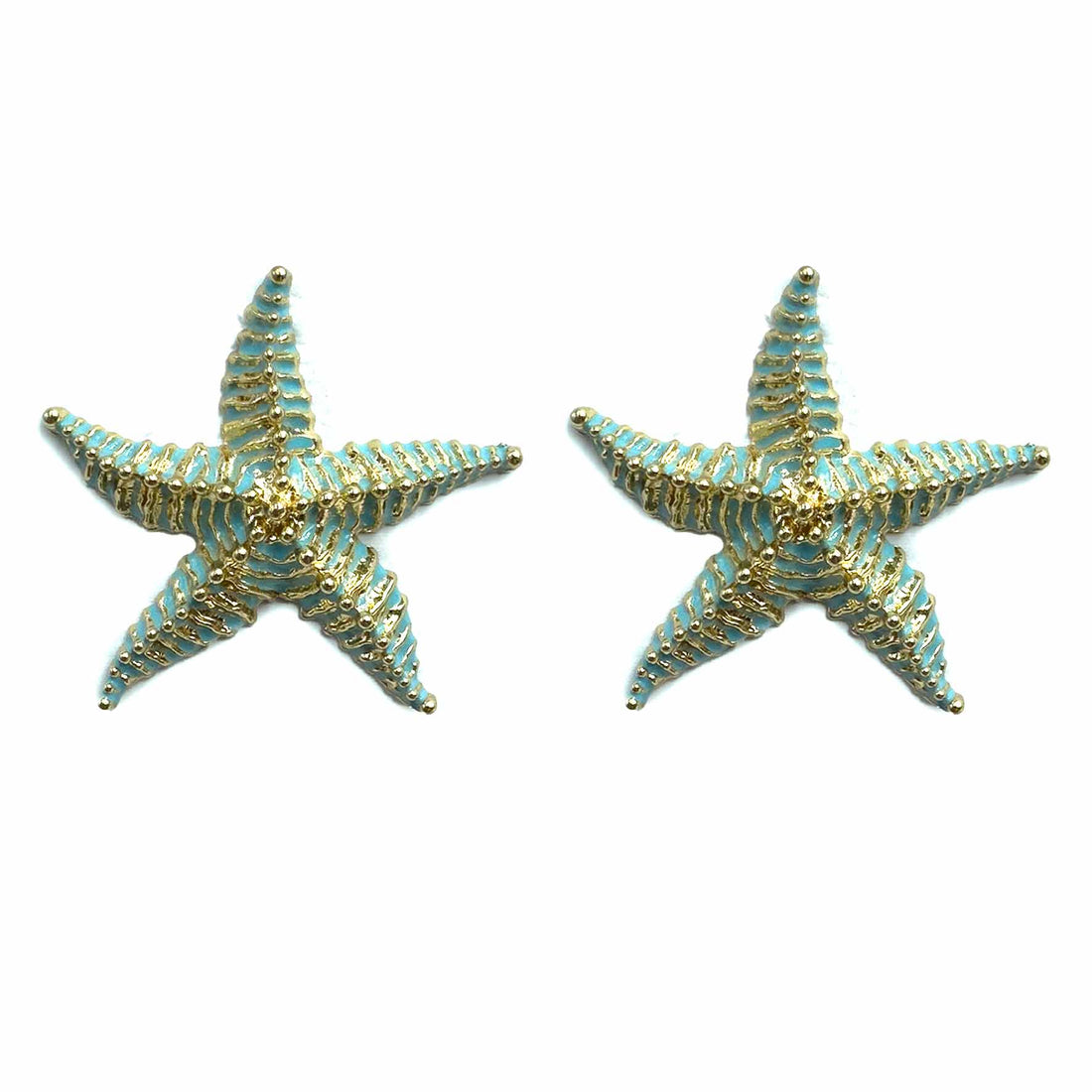 Palestro Milano Orecchini Azzurro Stelle marine Zanzibar