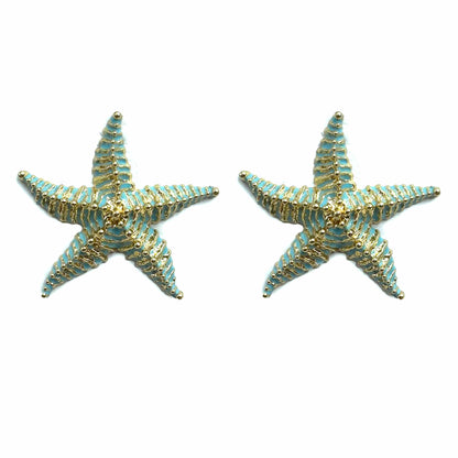 Palestro Milano Orecchini Azzurro Stelle marine Zanzibar
