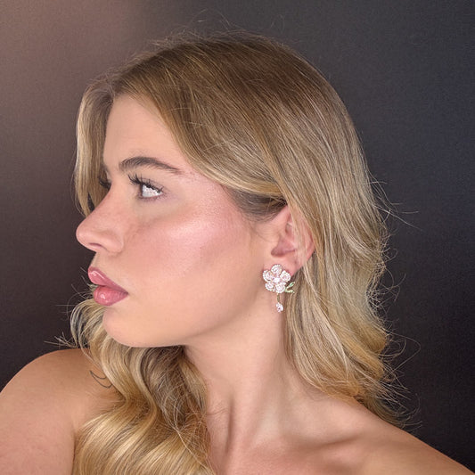 Palestro Milano Orecchini Baby Primule di pavè