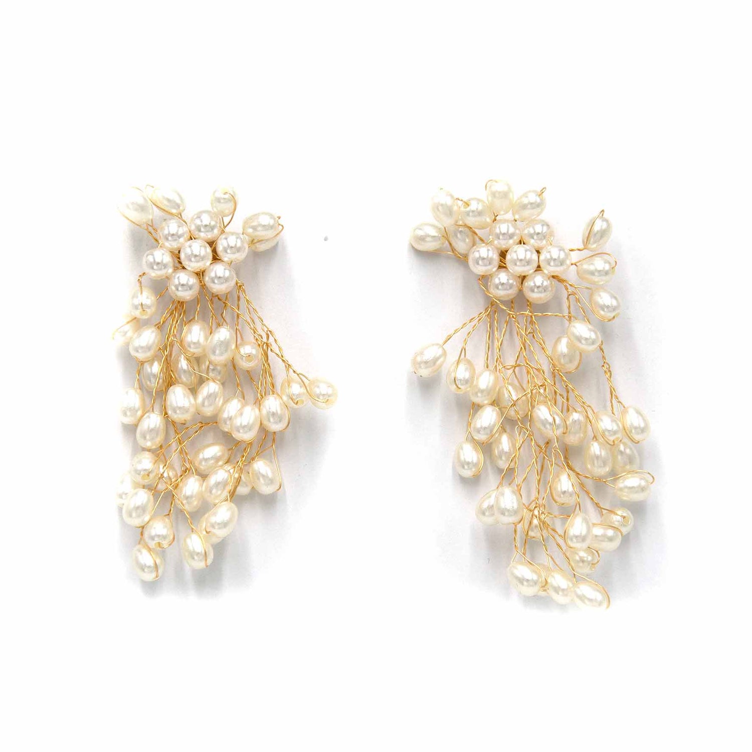 Palestro Milano Orecchini Base Gold Trionfo di Perle