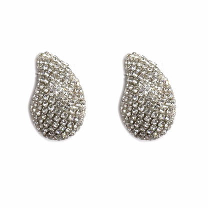 Palestro Milano Orecchini Base Silver Mini Goccia di Zirconi
