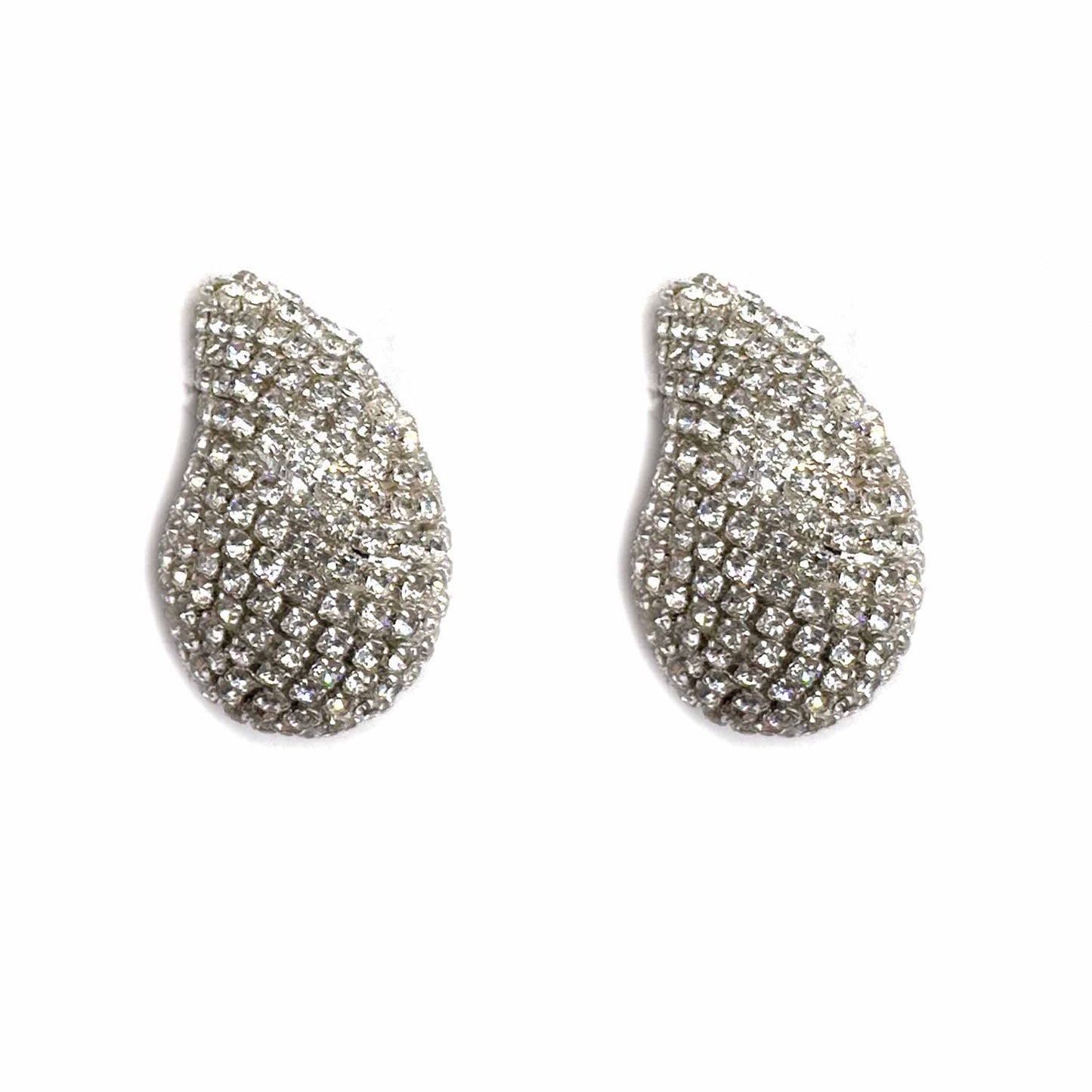 Palestro Milano Orecchini Base Silver Mini Goccia di Zirconi