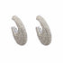 Palestro Milano Orecchini Base silver Semicerchi di zirconi