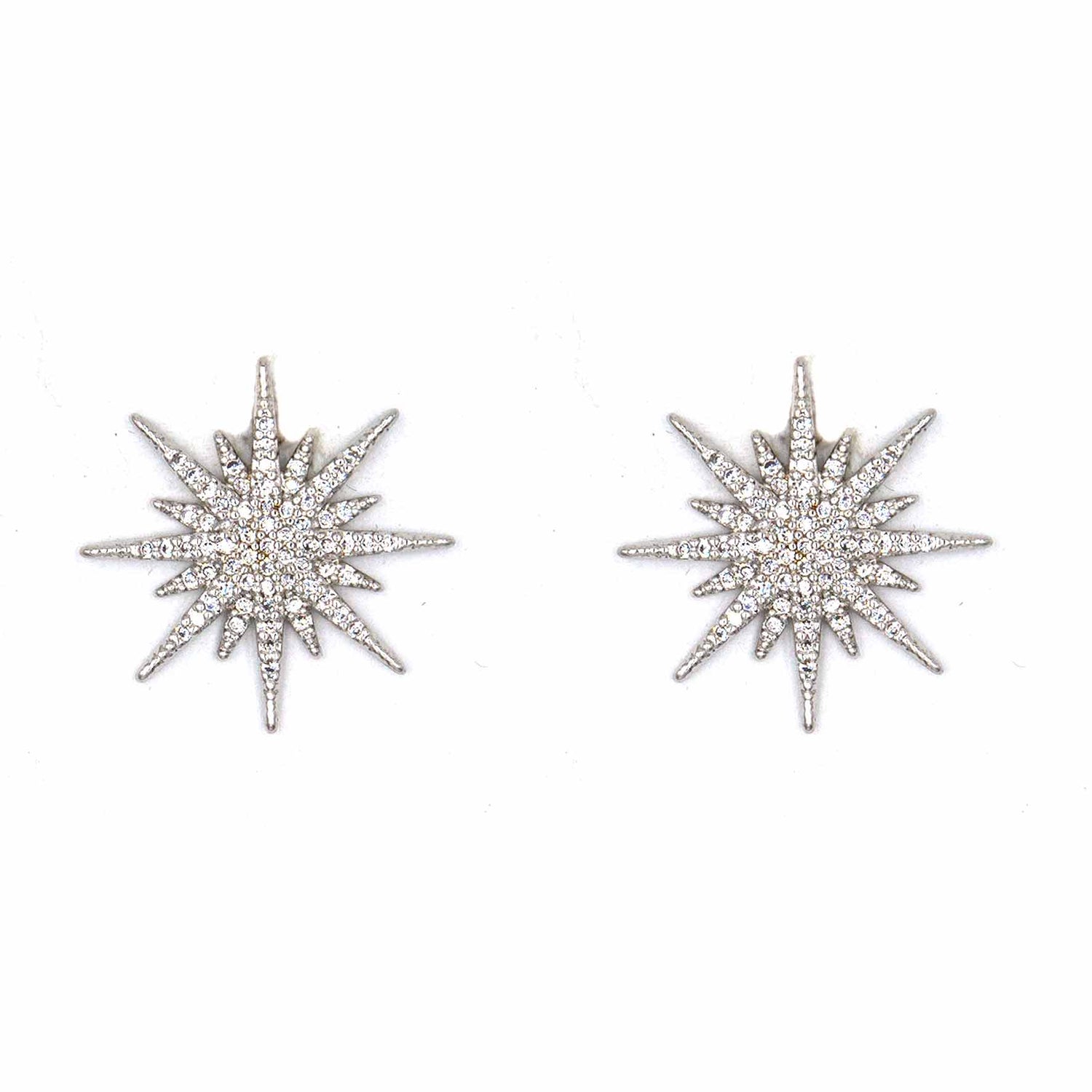 Palestro Milano Orecchini Base Silver Stella Polare