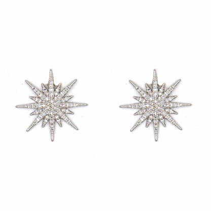 Palestro Milano Orecchini Base Silver Stella Polare