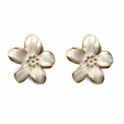 Palestro Milano Orecchini Bianco Fiori dei Tropici