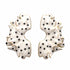 Palestro Milano Orecchini Bianco Nero Pois