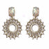 Palestro Milano Orecchini Bianco Opalescente Girasole di cristallo
