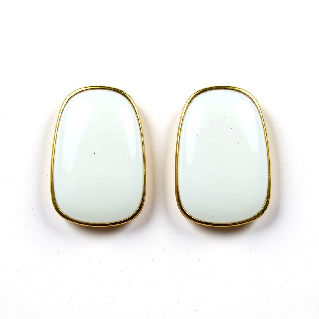 Palestro Milano Orecchini Bianco Specchi Colorati