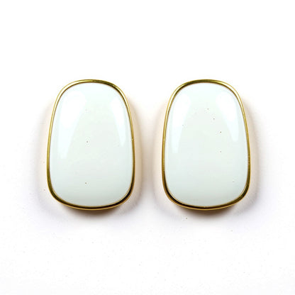 Palestro Milano Orecchini Bianco Specchi Colorati