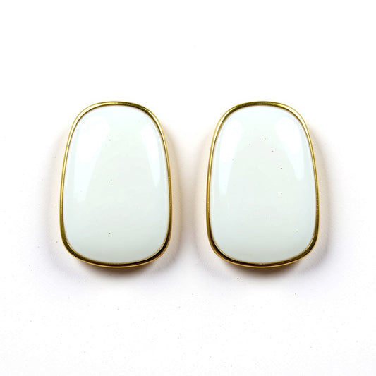 Palestro Milano Orecchini Bianco Specchi Colorati