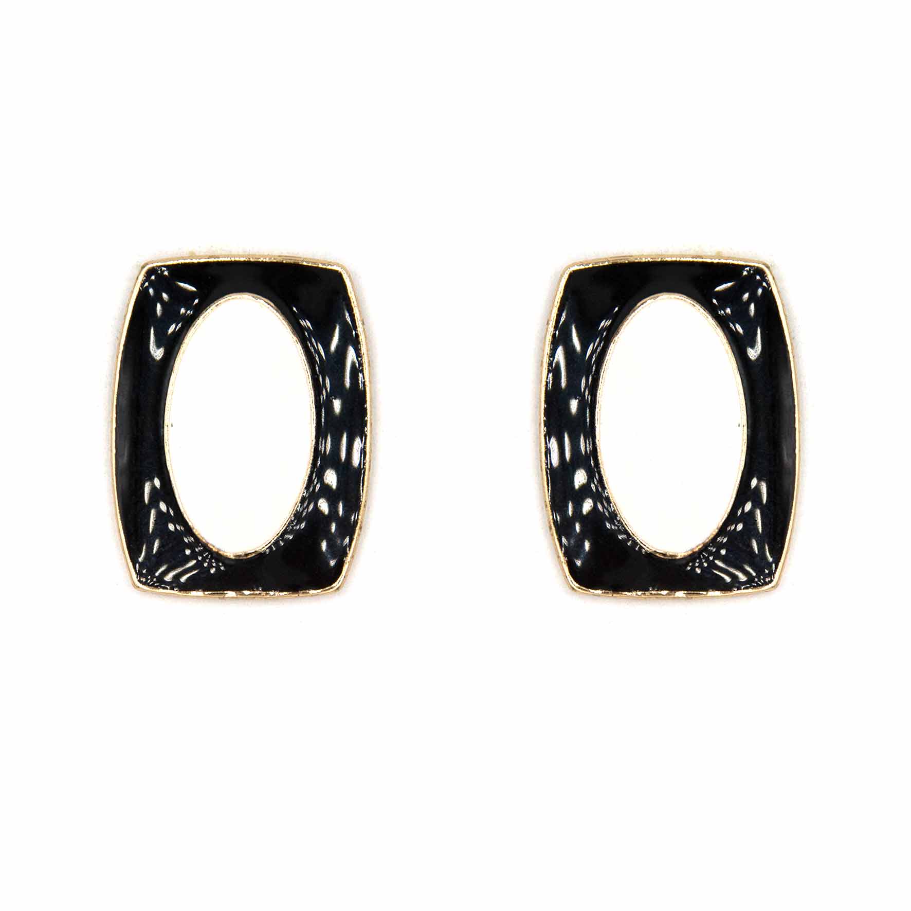 Palestro Milano Orecchini Black&amp;white Retrochic