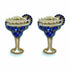 Palestro Milano Orecchini Blu Lagoon Cocktail di perline&pietrine