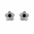 Palestro Milano Orecchini Blu Mini fiorellini