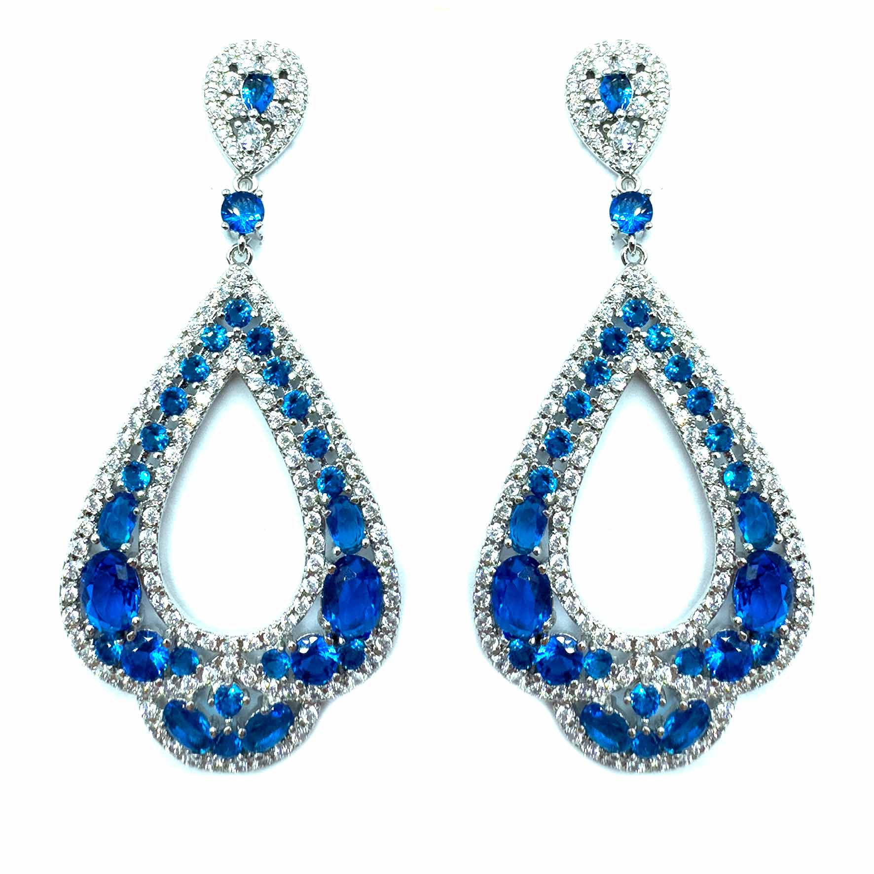 Palestro Milano Orecchini Blu Oceano Letizia