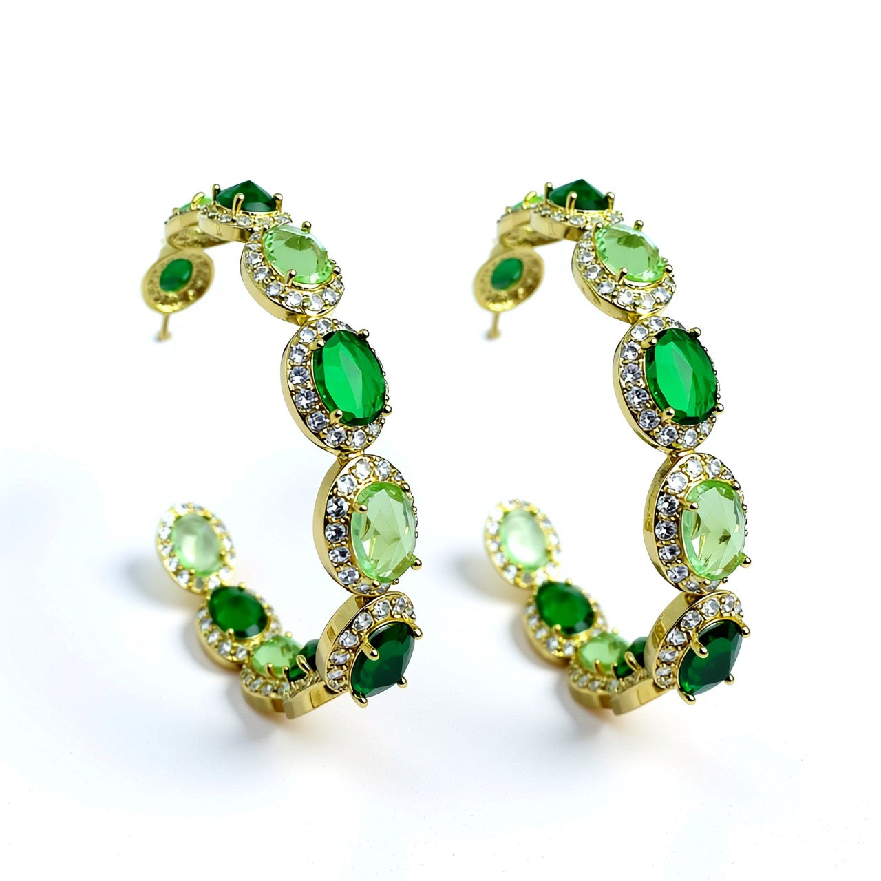 Palestro Milano Orecchini Boccoli di cristallo