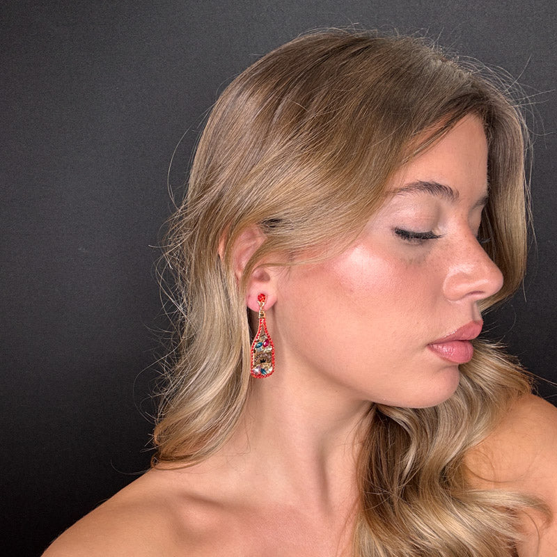 Palestro Milano Orecchini Bollicine di champagne