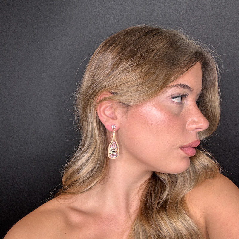 Palestro Milano Orecchini Bollicine di champagne