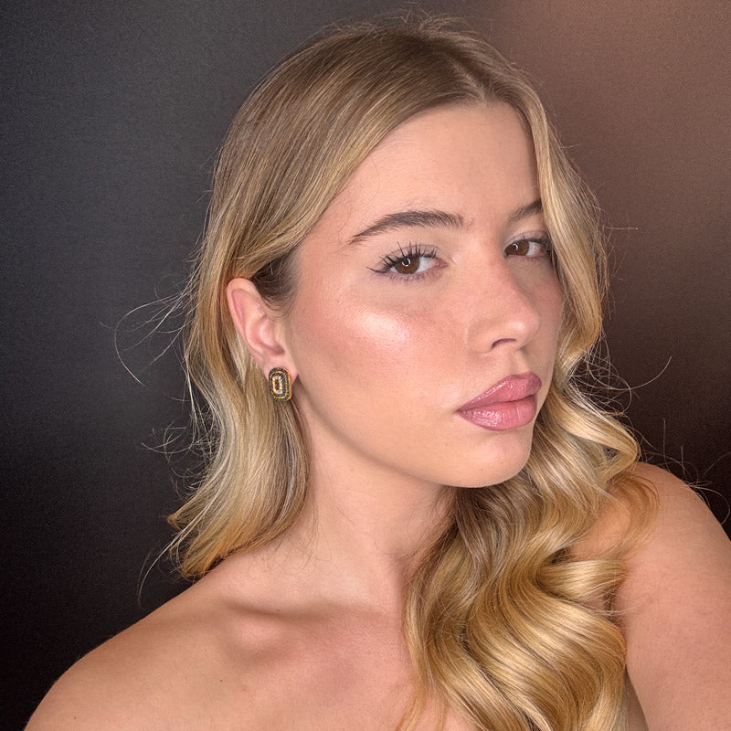 Palestro Milano Orecchini Bottoncini di pavè