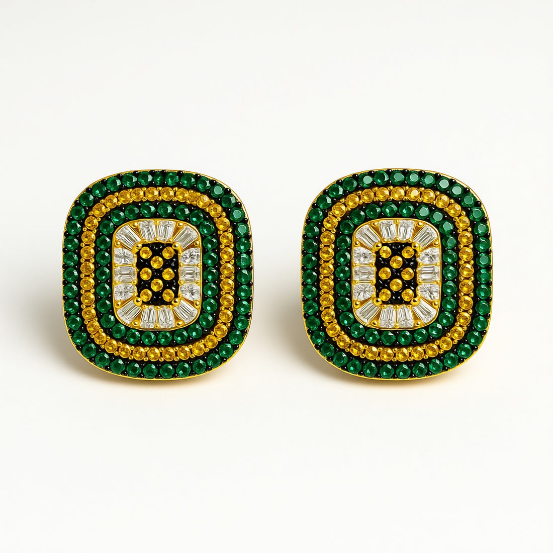 Palestro Milano Orecchini Bottoncini di pavè