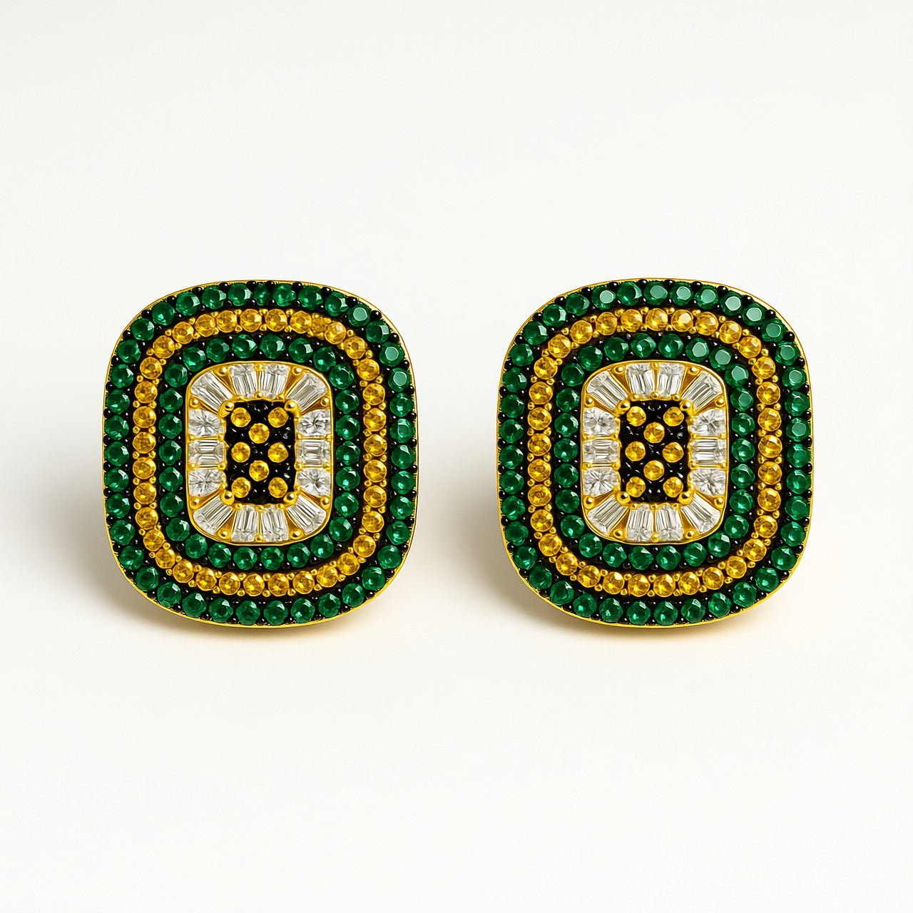 Palestro Milano Orecchini Bottoncini di pavè