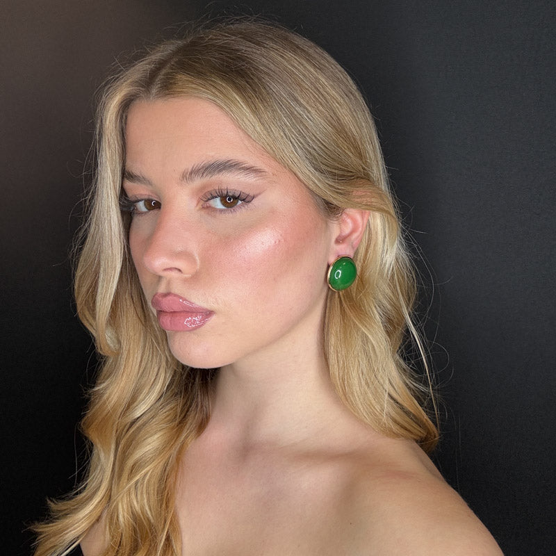 Palestro Milano Orecchini Bottone Retrò