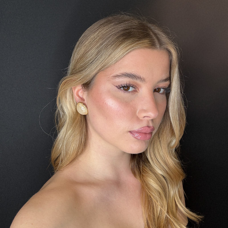 Palestro Milano Orecchini Bottone Retrò