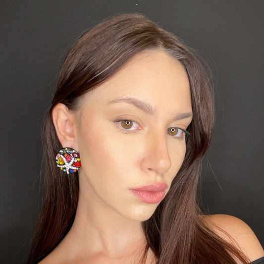 Palestro Milano Orecchini Bottone Stella Marina