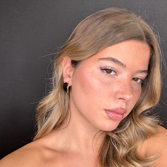 Palestro Milano Orecchini Bottoni arcuati