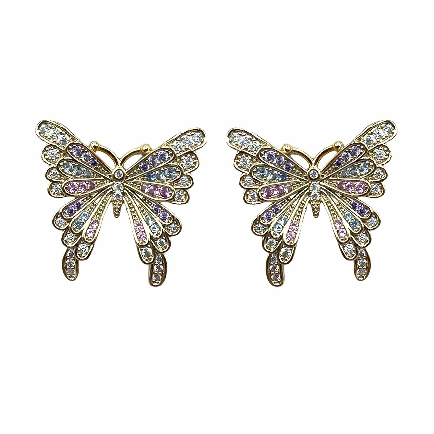 Palestro Milano Orecchini Butterfly di Pavè