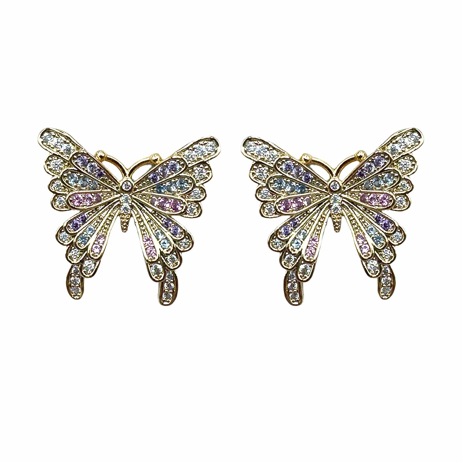 Palestro Milano Orecchini Butterfly di Pavè
