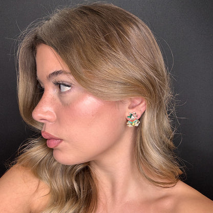 Palestro Milano Orecchini Campane natalizie con perline