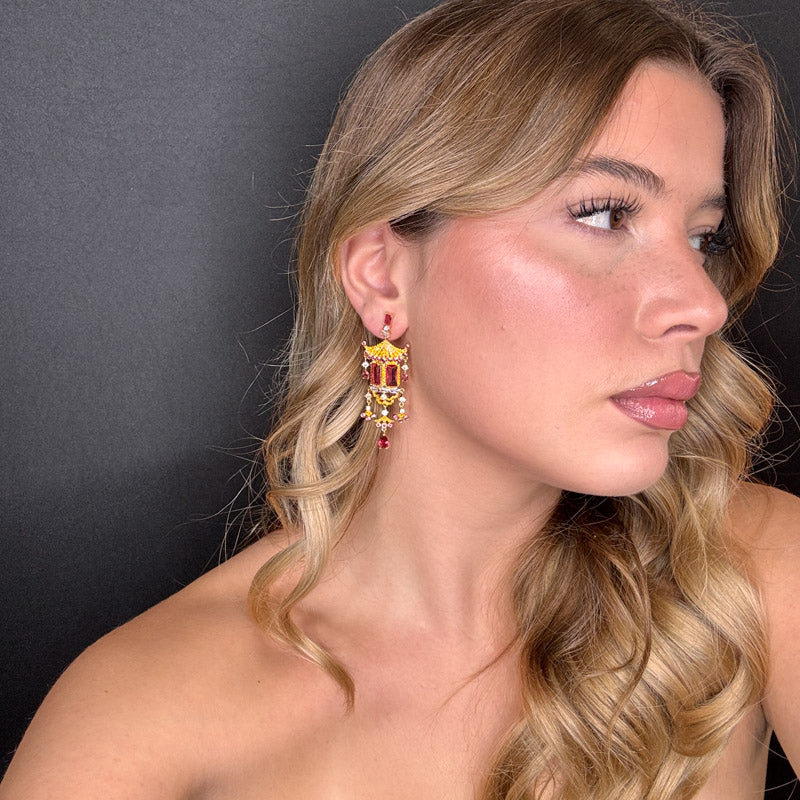 Palestro Milano Orecchini Carrozza di Pavè