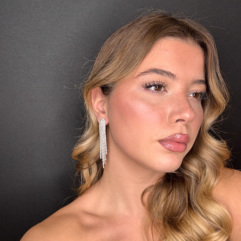 Palestro Milano Orecchini Cascata di Pietre