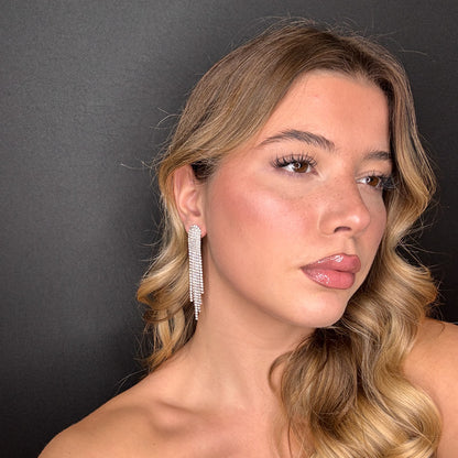 Palestro Milano Orecchini Cascata di Pietre