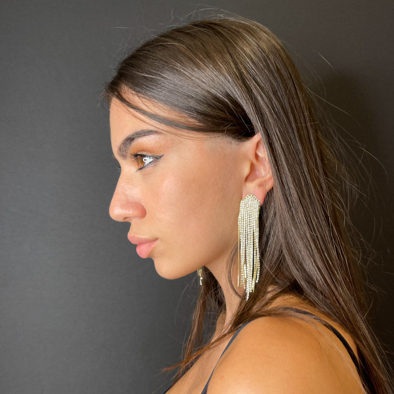 Palestro Milano Orecchini Cascata di Luce