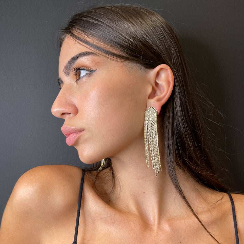 Palestro Milano Orecchini Cascata di Luce