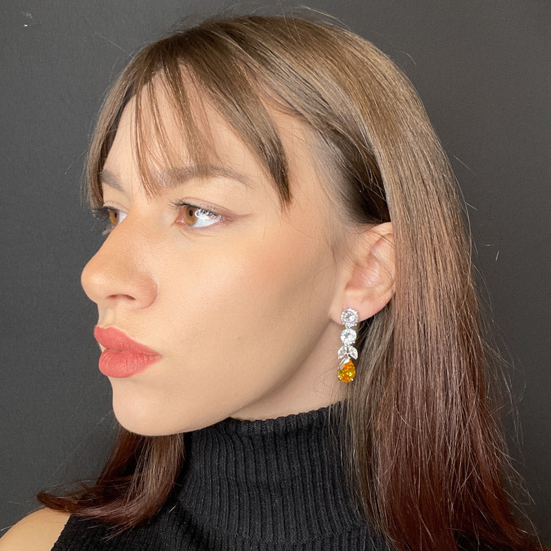 Palestro Milano Orecchini Cascata preziosa