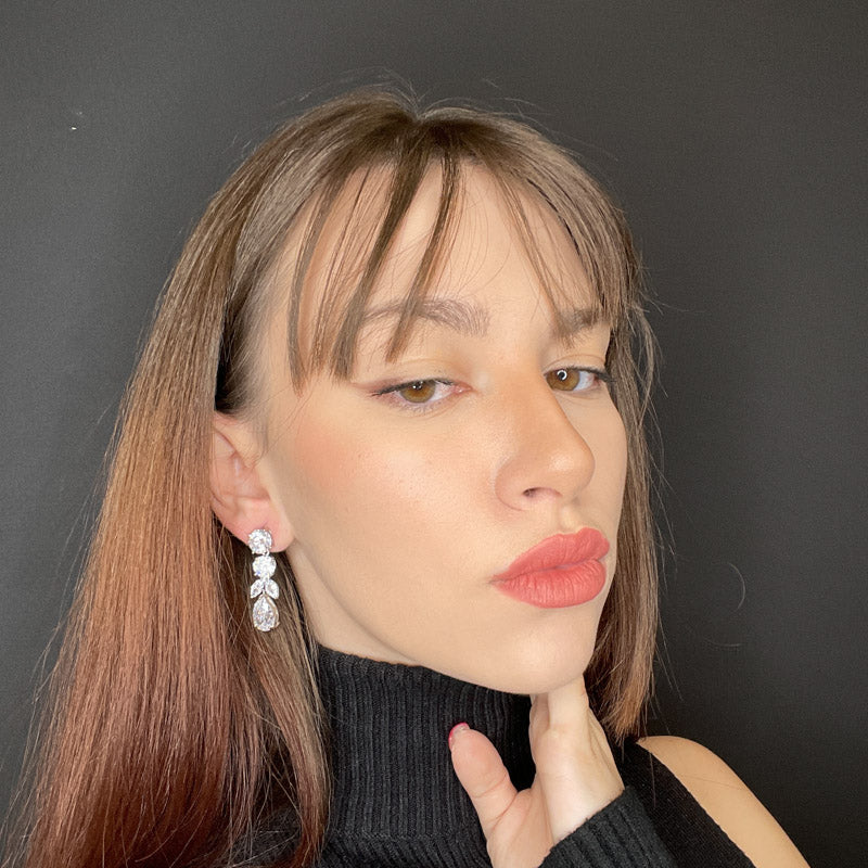 Palestro Milano Orecchini Cascata preziosa