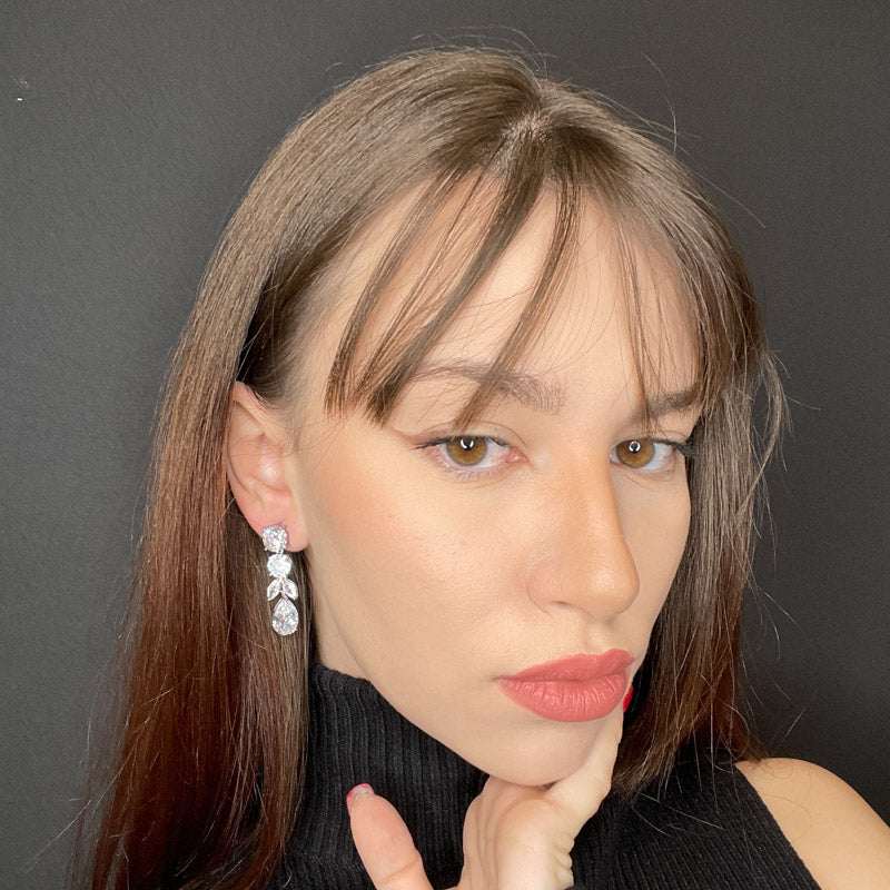 Palestro Milano Orecchini Cascata preziosa