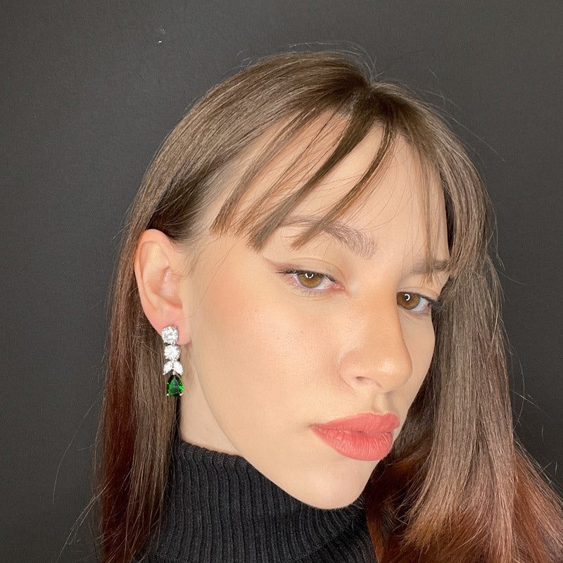 Palestro Milano Orecchini Cascata preziosa