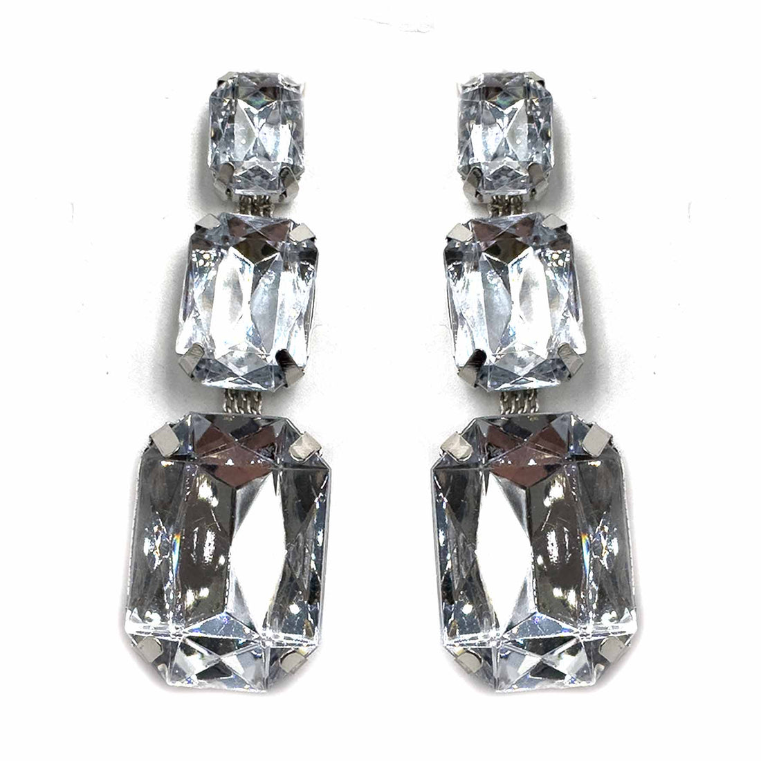 Palestro Milano Orecchini Catena di cristalli