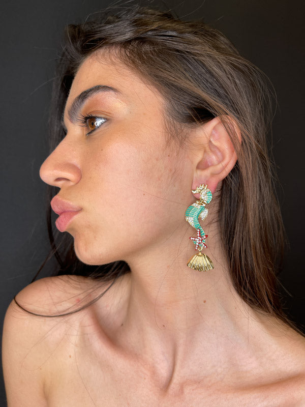 Palestro Milano Orecchini Cavallucci di mare - New Collection 2023