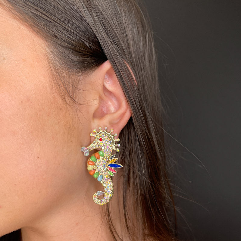 Palestro Milano Orecchini Cavallucci multicolor - New Collection 2024