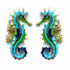Palestro Milano Orecchini Cavalluccio Marino Turquoise