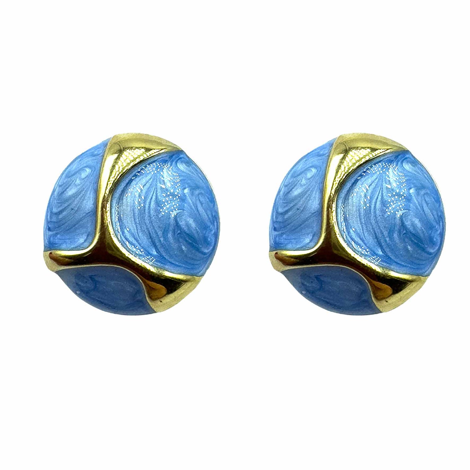 Palestro Milano Orecchini Celeste Sfere colorate