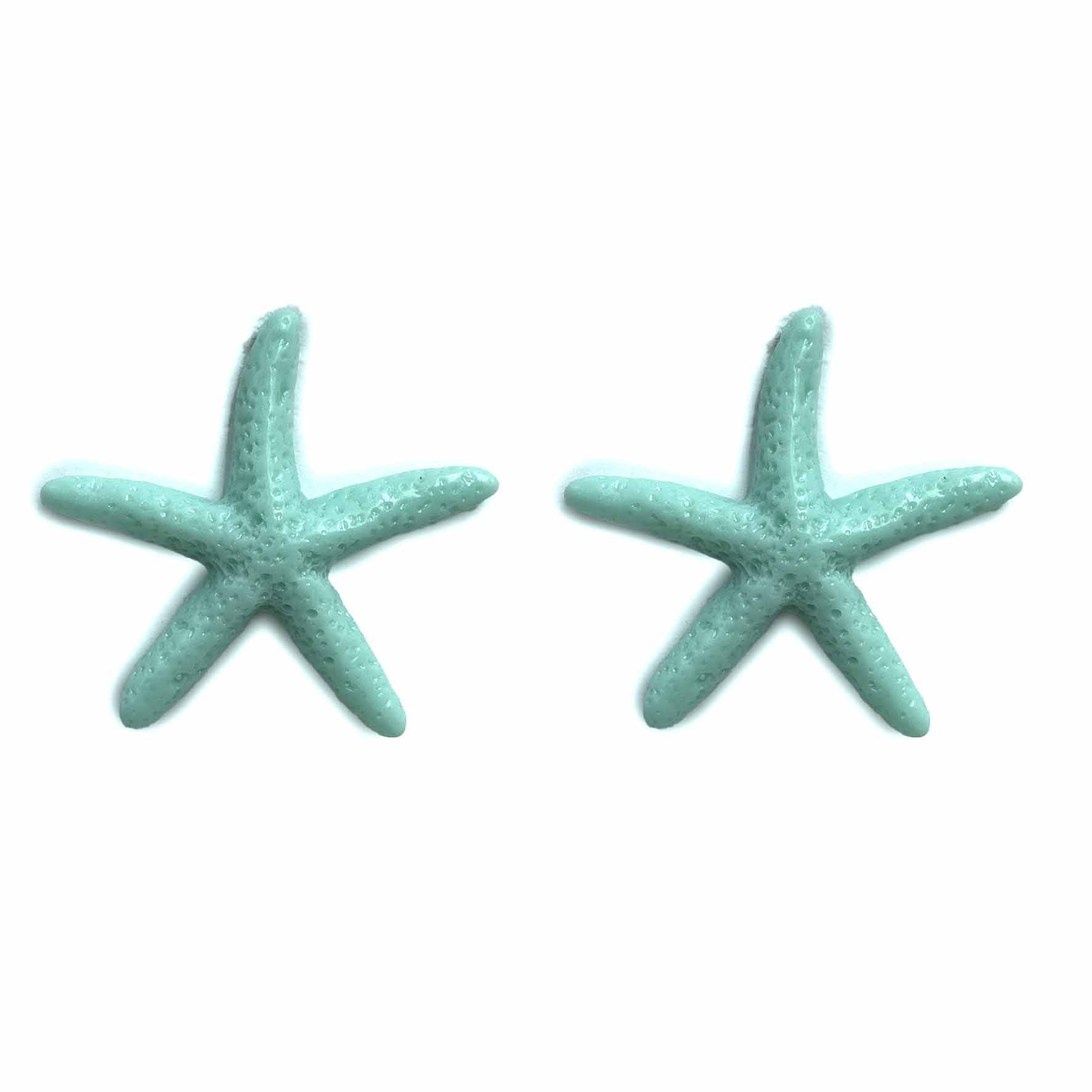 Palestro Milano Orecchini Celeste Stelle marine del Mediterraneo
